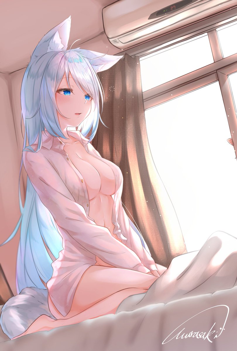 「#MizukiArt
@MizukiVtuberTW 
起きたばかりな浠ちぁん�」|柊むらさき@委託開放中 歡迎連動邀請!のイラスト