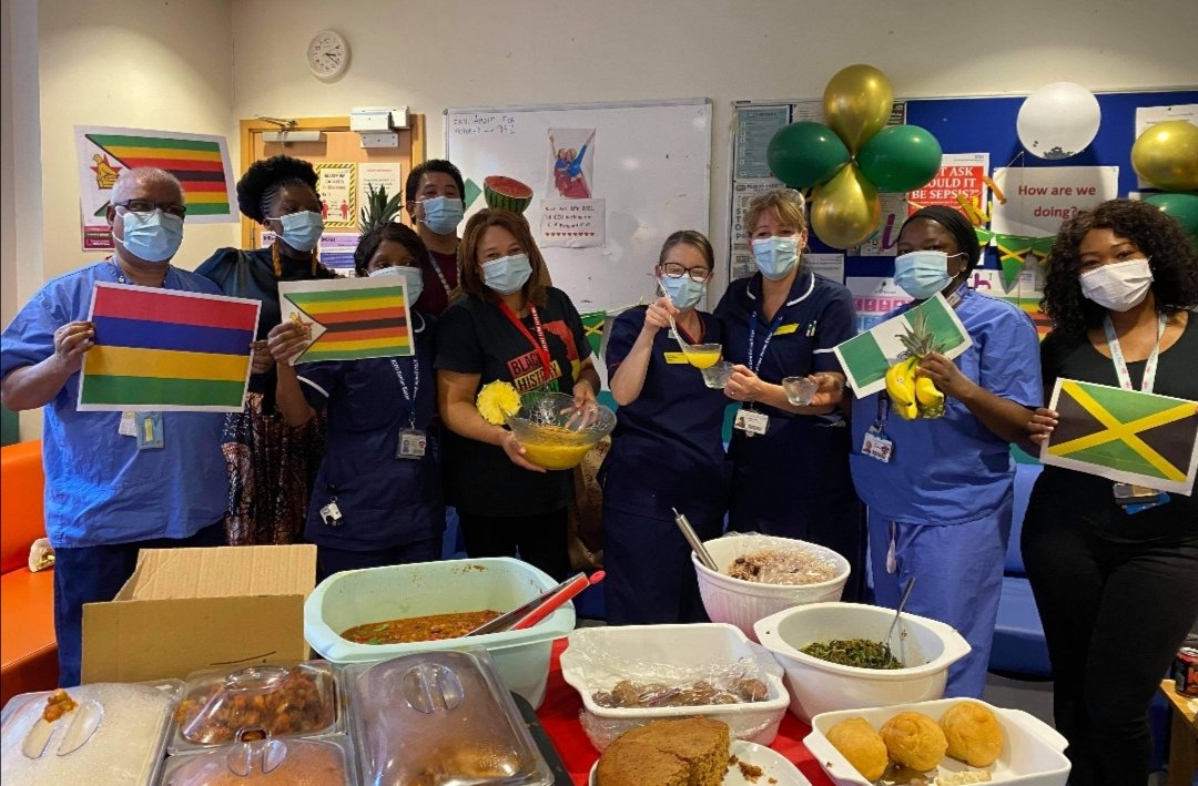 Fabulous day celebrating #BlackHistoryMonth2021 with our Amazing team...ICCU do it our way 🤩 <a href="/MusiyiwaLindsay/">Lindsay Musiyiwa</a> <a href="/gerflynn2010/">Gerardine Hardisty</a> 
@LaurenPDN_ICCU <a href="/RWT_ICCUB9/">RWT ICCU</a> <a href="/RWT_NHS/">The Royal Wolverhampton NHS Trust 🏥</a>