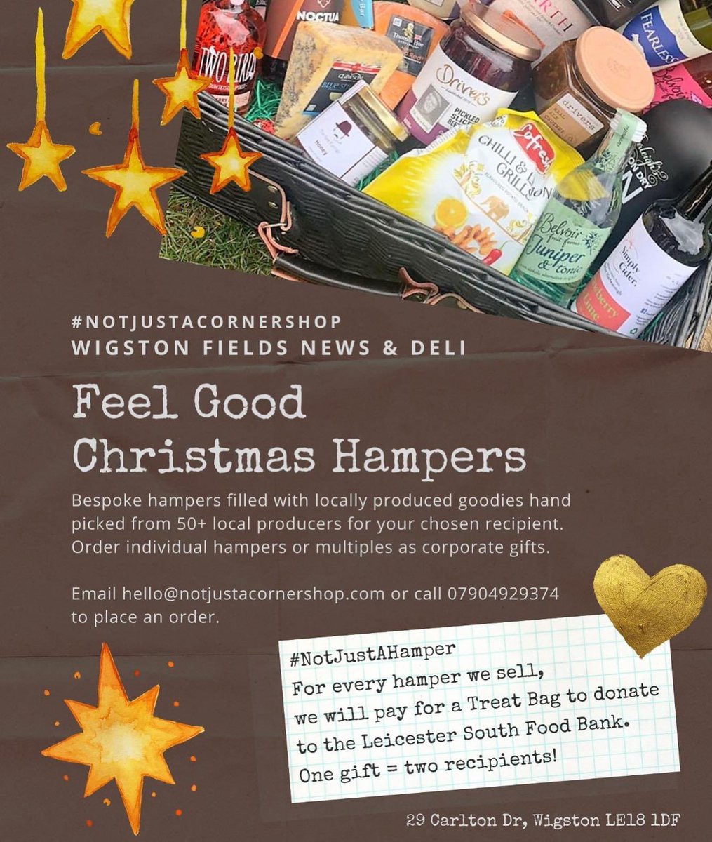 Because it’s important to go the extra mile… at our sister deli <a href="/wigstondeli/">notjustacornershop</a> - call us on 0116 288 4592 to discuss