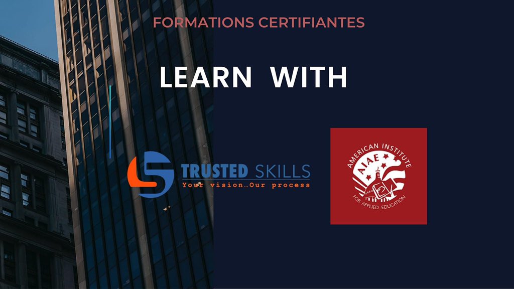 trustedskills's tweet photo. • L’audit qualité basée sur norme ISO 19011 : 2018
• Préparation de la certification Auditeur IRCA ISO 9001 : 2015
• Les exigences de la norme  ISO 45001 : 2018

contactez-nous :
Email : contact@trusted-skills.com
Mobile (appels+whsp) : 0652 115 159 ou +212 632529980 https://t.co/wSSTLvcINX