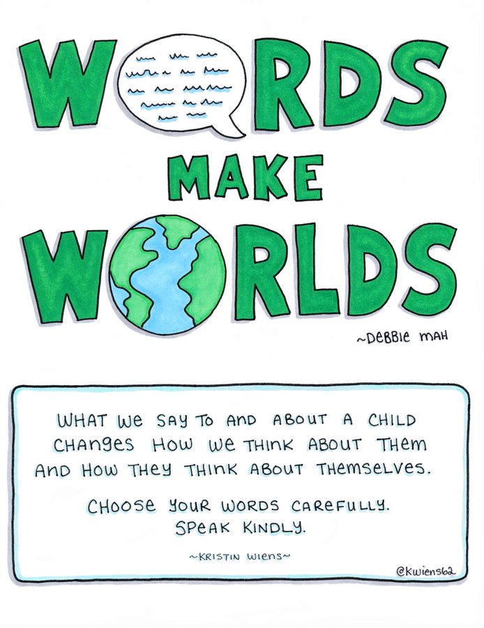 Words are more powerful than we sometimes realize. 💬

Sketchnote by <a href="/kwiens62/">Kristin Wiens</a>