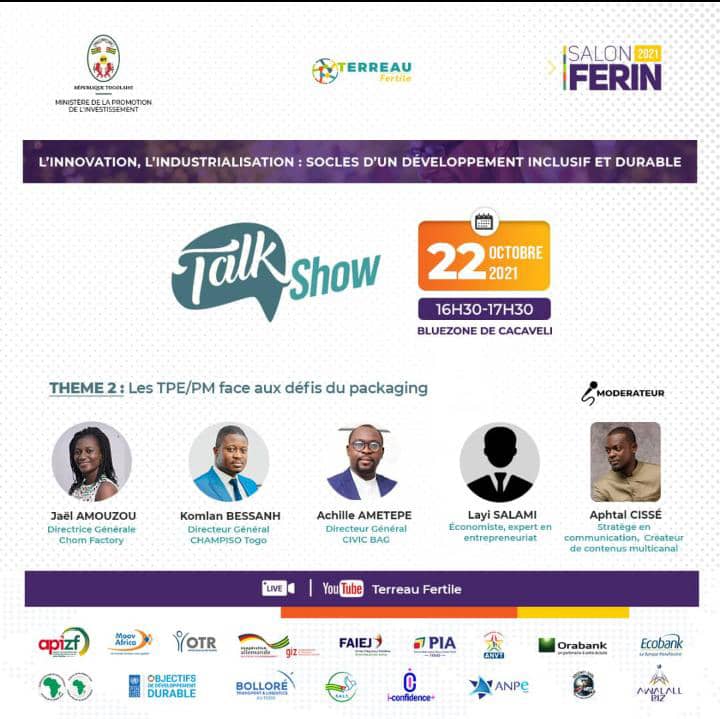 Demain on parlera des défis liés au Packaging. Mais pas que! #salonferin #ferin #entrepreneuriat #Packaging #civicbag