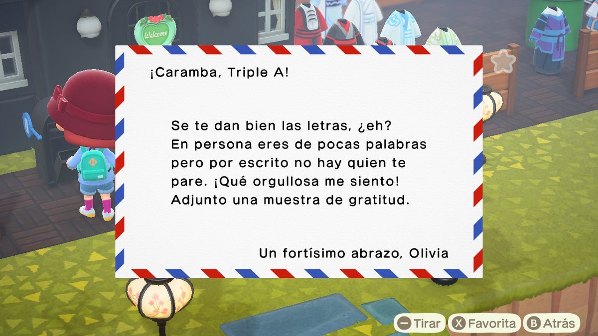 Alex64491080's tweet photo. Envie una carta a mis vecinos favoritos con un fragmento de estrella y sus respuestas me alegraron el corazoncito 😍✨💖 Ademas mis chicas favoritas Deira y Fauna, escogieron un papel de carta que adore cuando lo vi. https://t.co/YbO0HTJB89