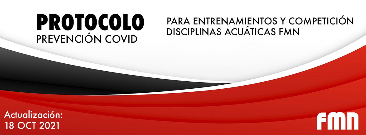 Nuevo Protocolo aprobado por la Dirección General de Deportes con fecha 18 oct 2021. federacionmadridnatacion.es/index.php/fmn/…
