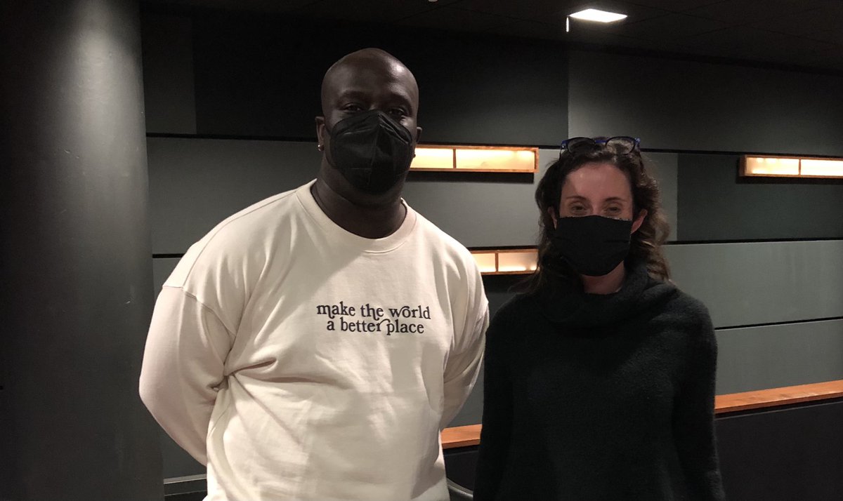 WiSciFest's tweet photo. Almost time to watch CICADA by @midwestjames90, Creator-in-Residence at @WIDiscovery, (pictured with @kbschloss) at #UnionSouth's Marquee Cinema. #WiSciFest https://t.co/o6dDGXsnGS https://t.co/1SpMxCY56H