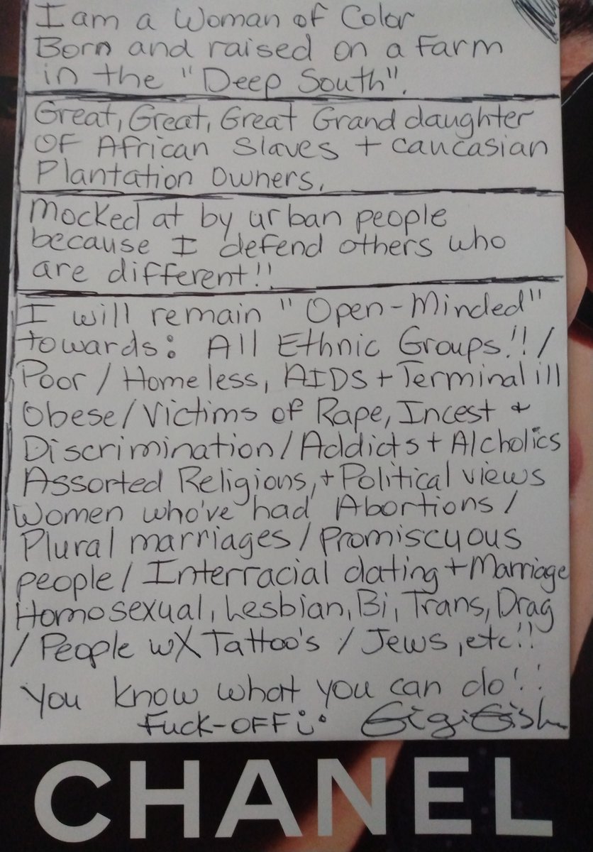 gigigiseleWorld's tweet photo. 2 my nu #twits ! Thx *u* 4 the folos, 🗣️+🖊️"s, #twitter is my online📖".!  Here's a note 2 👓). #Love #Listen #Talk #FreeThinkers .. 2 those wo 🤔disagree? 😂_🤫_ "Get a,,,Life,🥵😱🤣,,,💌 "Comments,(r) 👍. Cya,,,soon! #GigiGisele 10/21/2021 1:44pm https://t.co/OA3ADShNTz