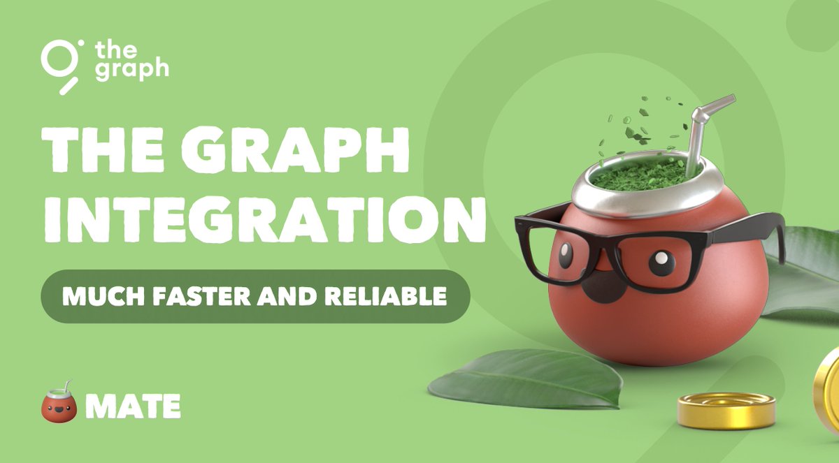 Mate has successfully deployed a subgraph on <a href="/graphprotocol/">The Graph</a>, a decentralized indexing protocol for web3. With this implementation, Mate is now faster, more reliable, and secure. 

Try Mate's limit order here: app.usemate.com

#MateDex #BSC