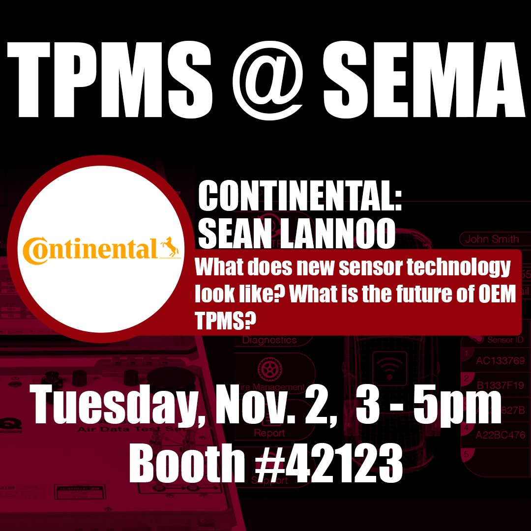 🚨Speaker highlight - Sean Lannoo, Technical Training Supervisor - #Continental  🚨

Only 12 days until the event of the year!

#ATEQ #Partners #SEMA2021 @Specialty Equipment Market Association (SEMA)