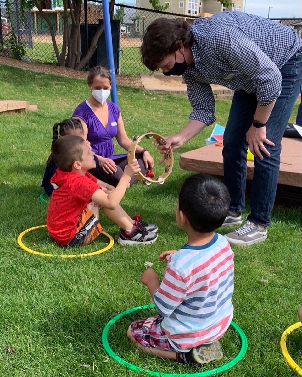 The Boulder Philharmonic partnered with Integral Steps and Boulder County Head Start for an Early Explorers visit. This music and movement program creates an interactive introduction for preschoolers to experience the world of orchestral music.