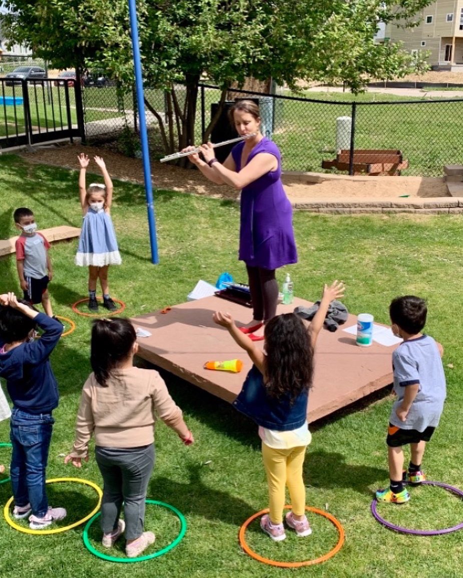 TheBoulderPhil's tweet photo. The Boulder Philharmonic partnered with Integral Steps and Boulder County Head Start for an Early Explorers visit. This music and movement program creates an interactive introduction for preschoolers to experience the world of orchestral music. https://t.co/1K2xzCbQyV