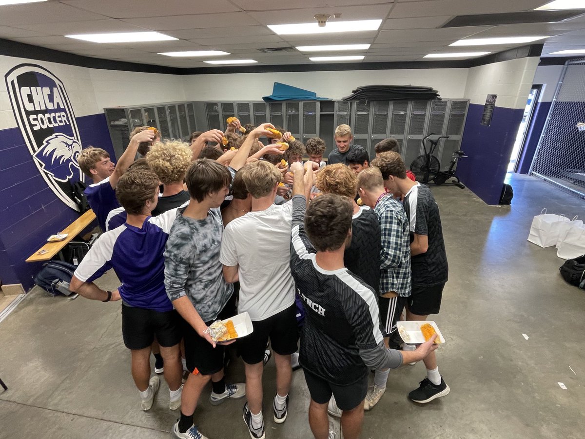 Coney Toast to Aus!!  Miss you Coach! ⁦@chcaeagles⁩ ⁦<a href="/CHCAsoccer/">CHCA Soccer</a>⁩ ⁦<a href="/chcaboosters/">CHCAAthleticBoosters</a>⁩