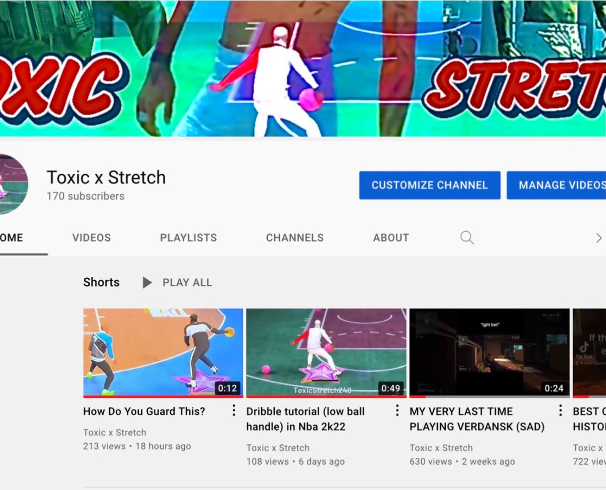 Stretchh_YT's tweet photo. Almost at 200 subs 🔥#2KCommunity #2knews #2kupdate https://t.co/6mokKwh0i2