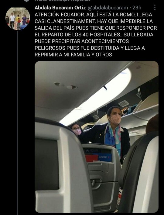 InnombrableEc's tweet photo. Los #Bucaran asustados por la llegada de @mariapaularomo https://t.co/xPmON8l5Sa