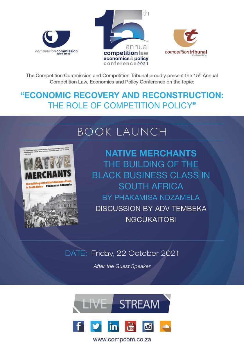 CompComSA's tweet photo. #15AnnualCompetitionConference #EconomicRecovery #EconomicReconstruction #CompetitionPolicy https://t.co/6zKYBFA1KS