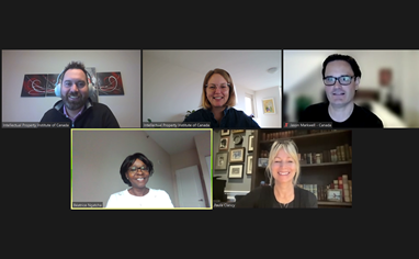 IPIC_Canada's tweet photo. IPIC CEO @AdamKingsley4 &amp; Manager of Comms/Member Services Chelsea Berry welcome aboard new members of #IPIC's Board of Directors: Paula Clancy @CanadianIP, @Jason_Markwell @FaskenLaw &amp; @bngatchaIPLaw @LaveryAvocats

View our full list of Board members: https://t.co/jBZy5xnJ1q https://t.co/hMxPXmn85S