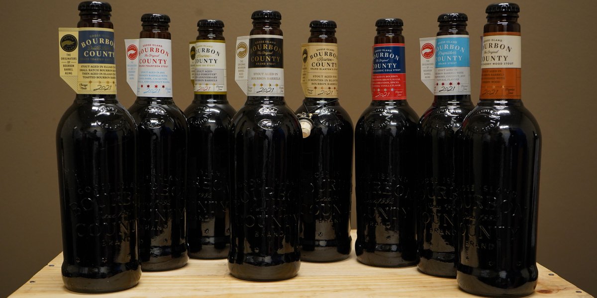 Check back tomorrow for all the details on this year's 2021 Bourbon County Brand Stout release.