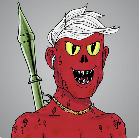 CoconutCrypto_'s tweet image. Machine Gun Zombie and his bodyguard Steve
@JungleFreaksNFT