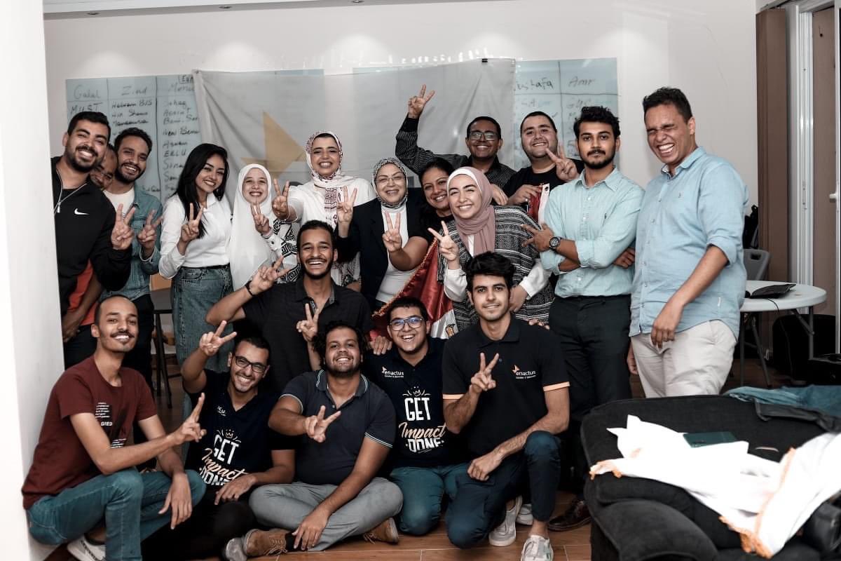 EnactusEgypt's tweet photo. #EnactusWorldCup 2021 Champions: EGYPT, October 6 University! 🏆 
#EnactusEgypt
#PassionOnPurpose
#NextGenLeaders https://t.co/l31bfpS27P