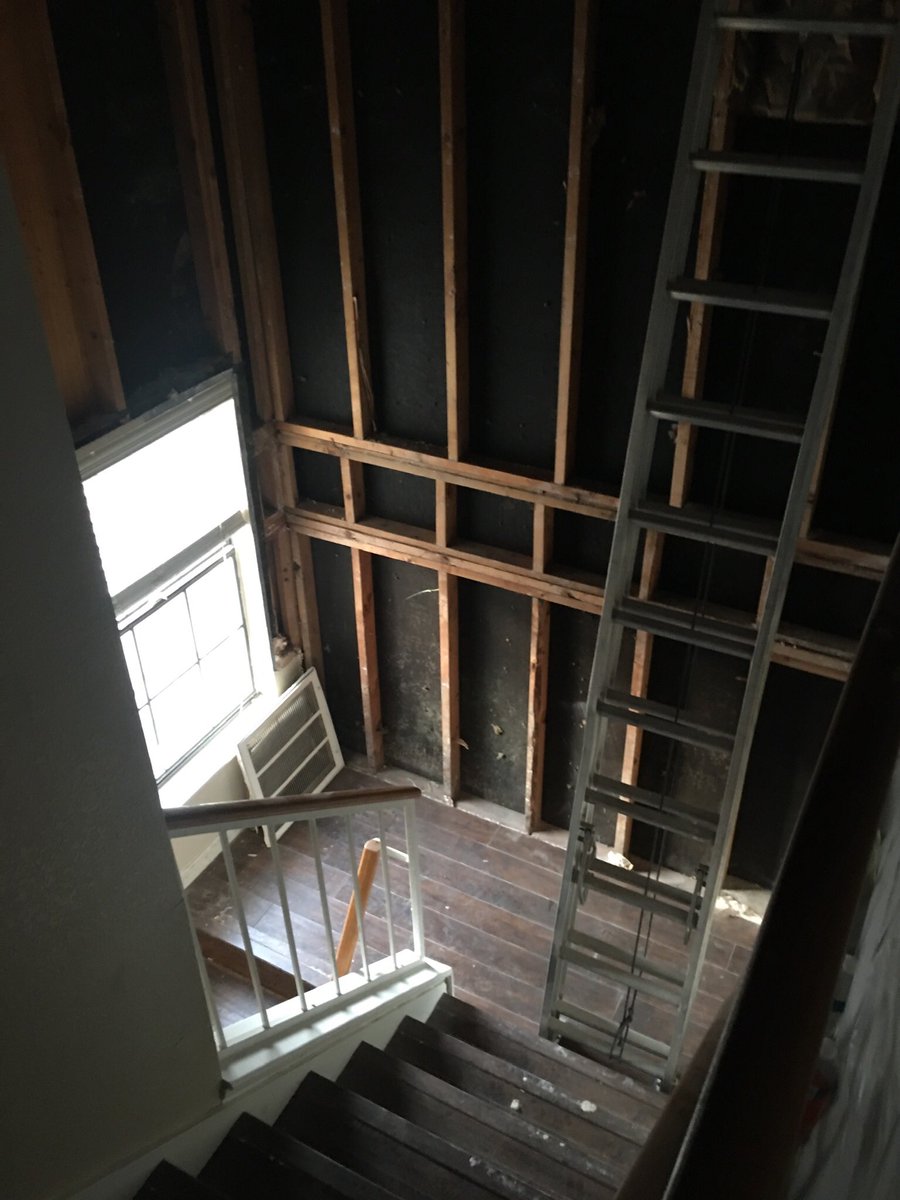 TerryGilg's tweet photo. Please retweet.  Displaced on 2/16/21. This is my unit today.  Community Association Underwriters transferred our claim to a 3rd adjuster to delay payment again. So unethical!  We have at least 6 who can’t live in their units.  @JenniferWojcie1 take action! @wfaa @tanyaeiserer https://t.co/4vQtGYwcxl