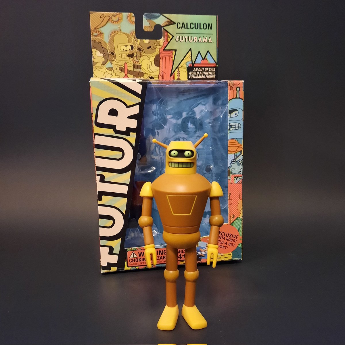 darktoylord's tweet photo. Fair warning everyone. I'm going to be spamming you with Futurama posts. Here's Calculon from the Robot Santa Build-A-Bot wave!
#futurama #mattgreoning #calculon #toynami #actionfigures https://t.co/fKtg5rfP5O