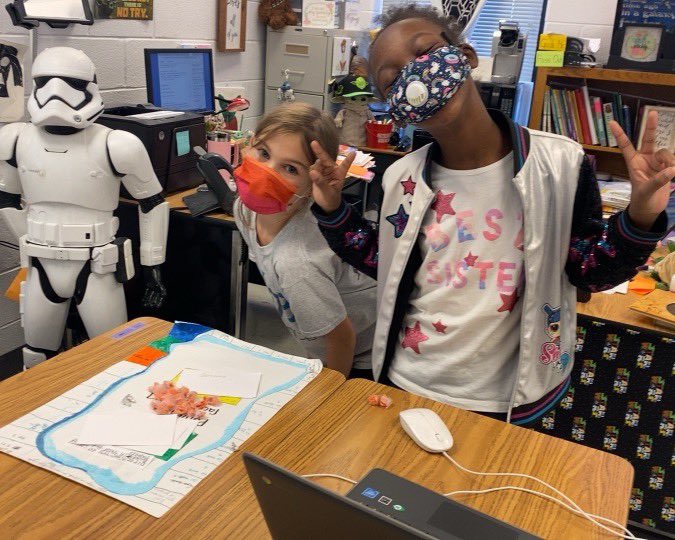 TeachLoveDaily's tweet photo. After reading a novel, Mrs. Theodore challenged her 4th grade students to create text-based board games for their peers! Students were given creative freedom as long as it was evident that the board game was based on the text! Future game developers are amongst us!! https://t.co/Kf3DqCCoMG