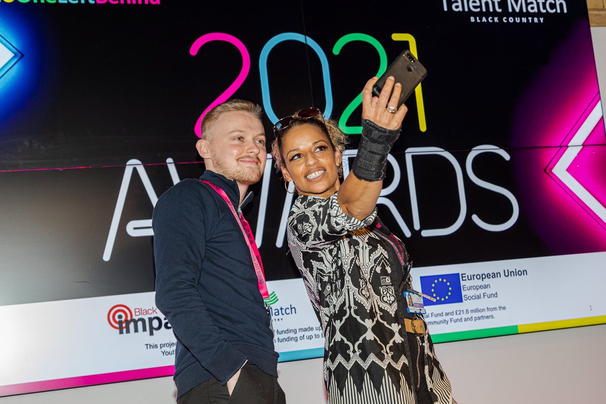 ArcanumDesign's tweet photo. A wonderful event this afternoon: Talent Match Black Country Awards #AWARDS2021 with an amazing guest speaker @iCanInspire (Richard McCann) #NoOneLeftBehind  #bctalentmatch Lovely to work with @rosepadmore &amp; @madamarincas too. https://t.co/GEiq3ExpMC