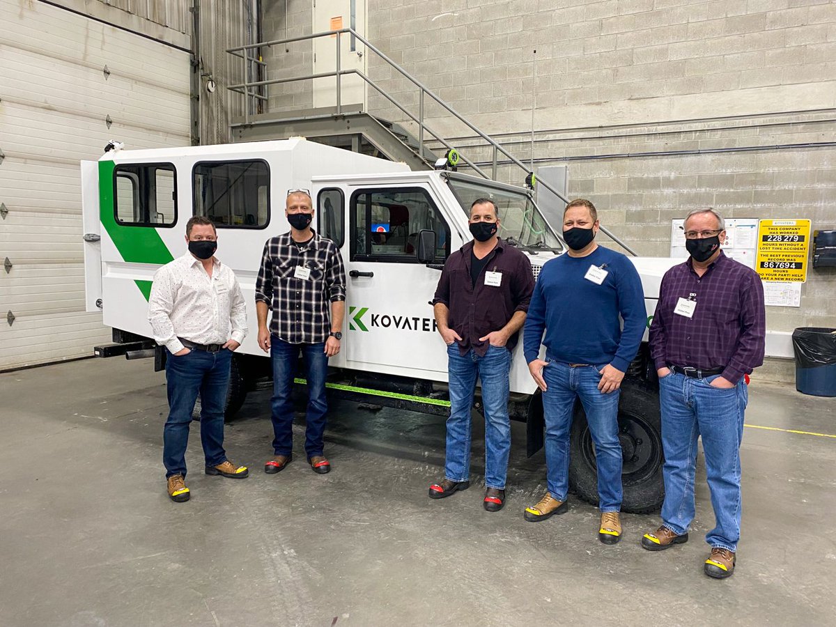 AMTEdmonton's tweet photo. Our week of travel in Ontario is coming to an end. Thank you to the team at Kovatera for meeting with us and touring us around your facility today!

#AMG #AMT #AMS #kovatera #workteam #worktrip #ontario #ontariocanada #mining #thankfulthursday #miningtown #mininglife #miningrig https://t.co/On8jC8XPlh
