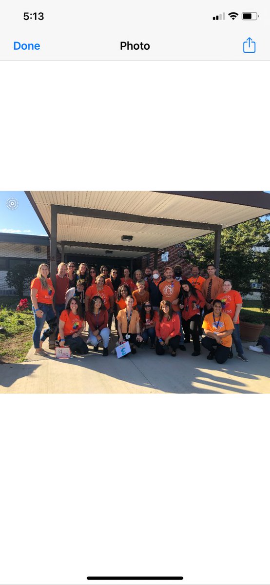 Woodhull staff wears orange to unite against bullying. Proud to be a part of this group!