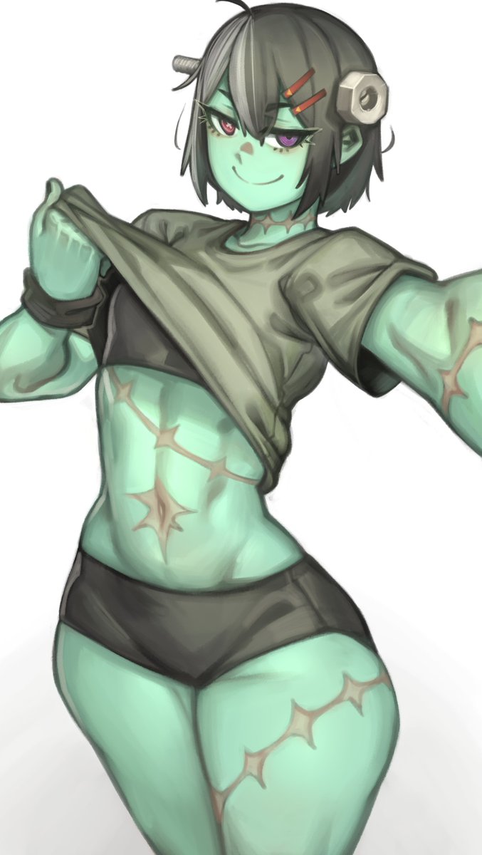 HiuKelvin's tweet photo. monster girl https://t.co/SsUDWnbfZN