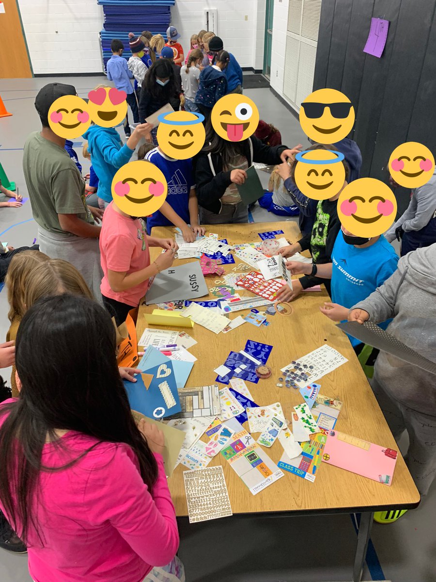 SharonBose5's tweet photo. Gathering supplies to create cards and spread kindness through our school and community. 
@summitk12 @CrysLaneMiller #SCoveEl #kindness #create https://t.co/lXhbAkn5h3