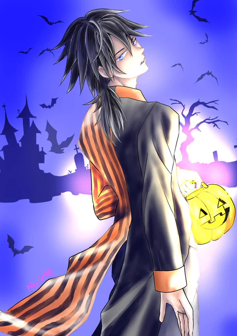 #kmtハロウィンパーティー
公i式🌊さん描かせて頂きました‼️ 