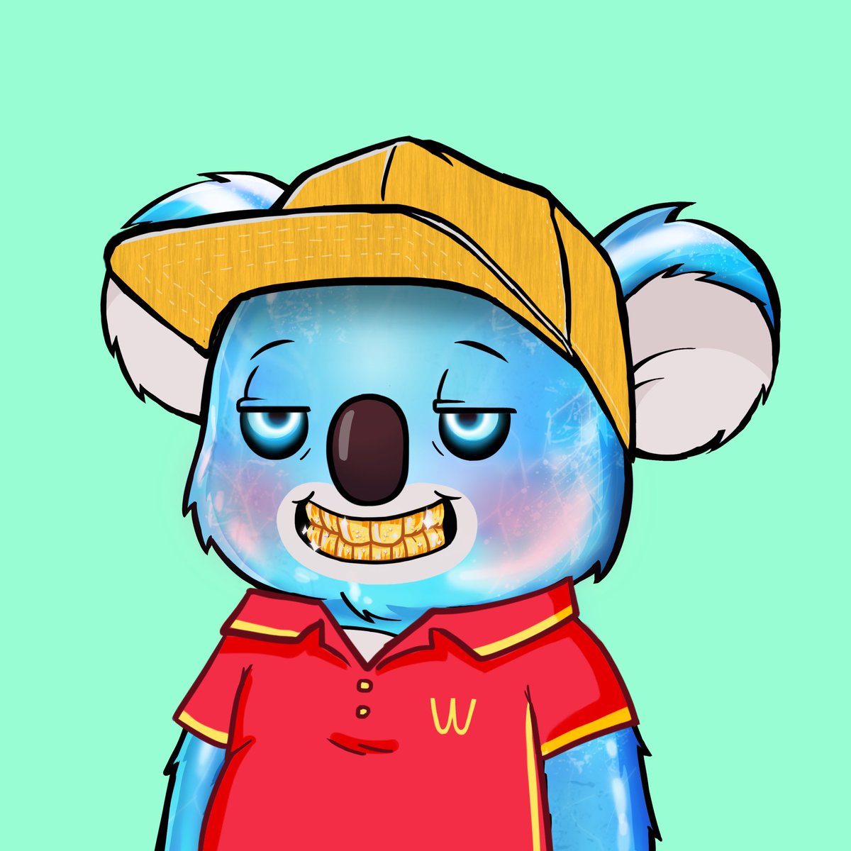 FiireManSam's tweet photo. @nickprecious9 @KoalaAgencyNFT @defi_ghost Welcome Agent!

I’ve also picked up a new koala today!

WackDonalds employee, usually found in the chillers.

#KoalasAreComing #Wackdonalds https://t.co/PpxyyUV82x