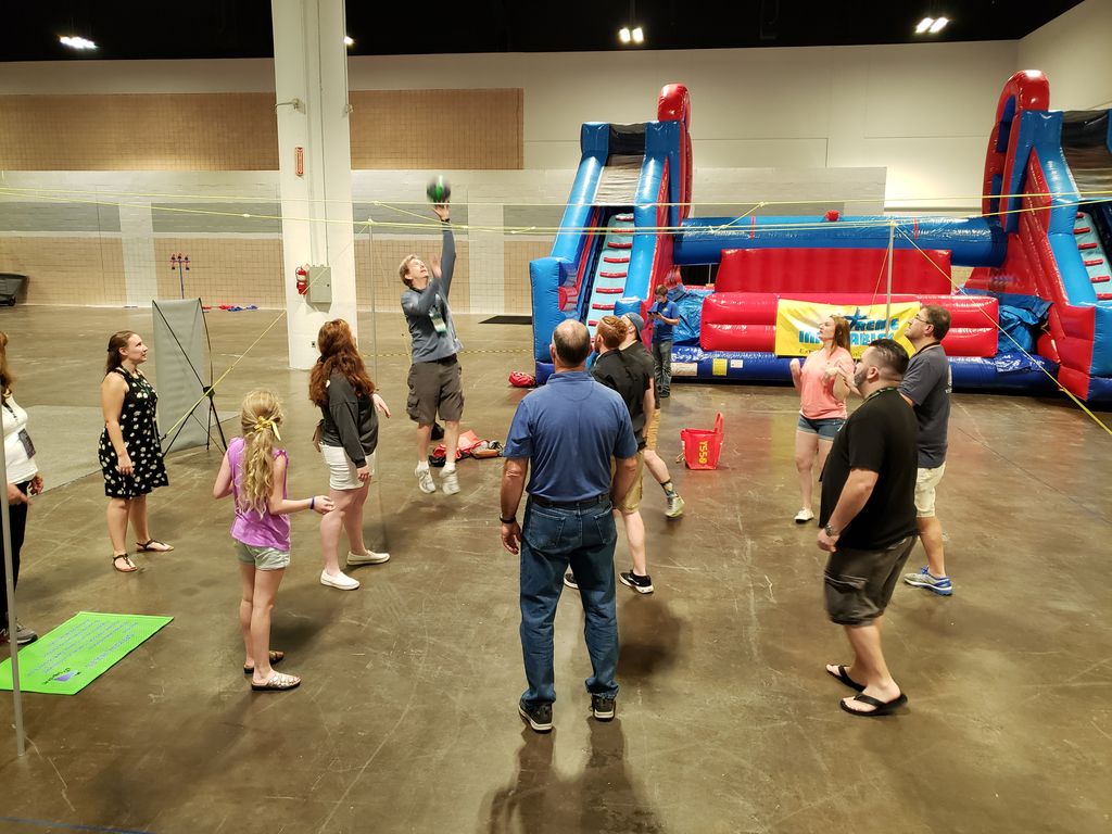 AirSquares's tweet photo. Need a game you can play indoors? Air Squares comes with sandbags to use as anchors so you can set it up in a gymnasium.
#indoorgames #gamesforkids #gamesforadults #playinside #PhysEd https://t.co/S9m7agS4jY