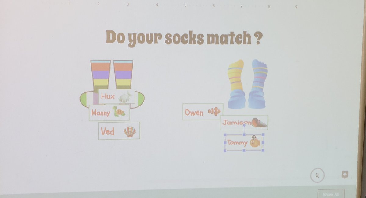 Look at all the colorful socks our preschoolers wore today for bullying prevention week. #TuckahoeRocks #TuckahoeSchool @TuckPrinc @BirotteJody