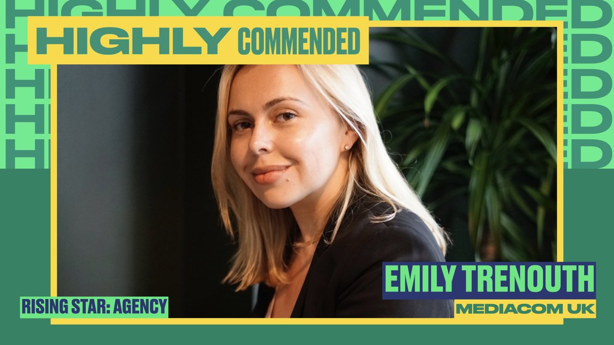 Media Week Awards (@mediaweekawards) on Twitter photo The #MediaWeekAwards Rising Star: Agency high commendation goes to Emily Trenouth, Head of Influencer Marketing at <a href="/MediaComUK/">MediaComUK</a> The #MediaWeekAwards Rising Star: Agency high commendation goes to Emily Trenouth, Head of Influencer Marketing at <a href="/MediaComUK/">MediaComUK</a>