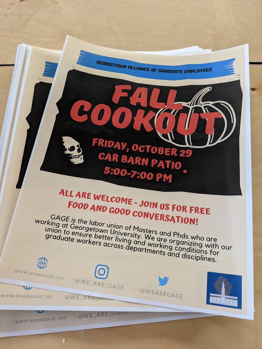 WeAreGAGE's tweet photo. Join us on Friday October 29 at 5pm at the Car Barn for our first social event of the year! 

RSVP to help us plan for food :)
https://t.co/5bCvUOC5Ys https://t.co/YkiH4QXBf4