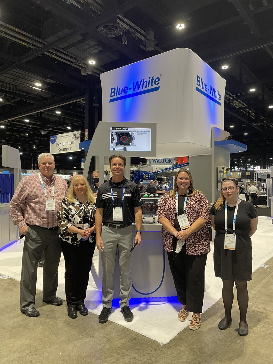 I can’t believe #WEFTEC21 is already over! We had a great time meeting everyone in-person again, including our friends <a href="/BlueWhiteInd/">Blue-White Industries</a>! Hope to see many of you again at #TPS21 in December!