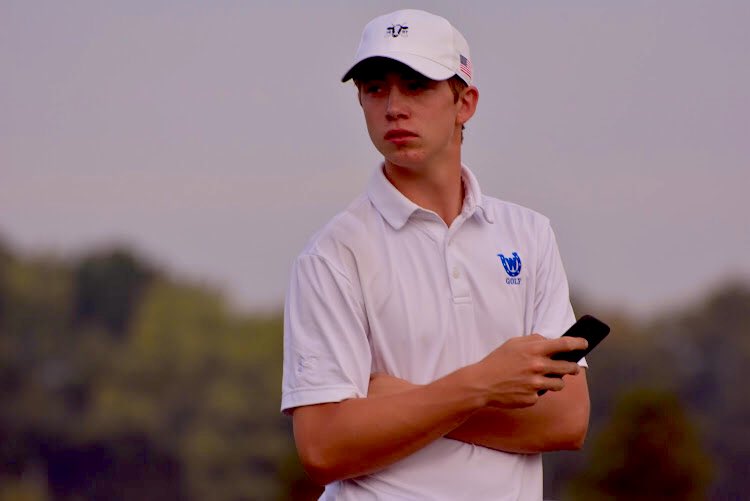 JScottWebb's tweet photo. Wyoming Boys Golf lands four players on CHL All-Conference Team. First Team were Freshman Finley Bartlett averaging 36.52 for the season and Senior Clay Van Fossen averaging 39.09. Second Team were Senior Sam Judge averaging 41.42 and Freshman Jack Webb averaging 41.52.#OnWyoming https://t.co/gSoi2KFzin