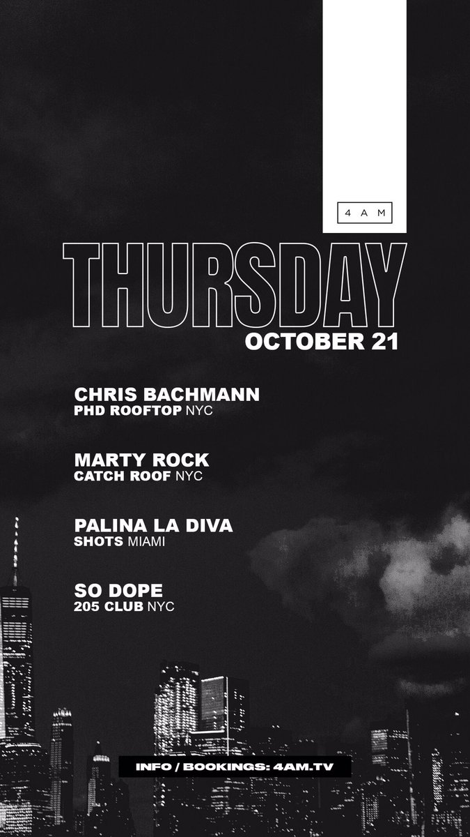4AMNYC's tweet photo. Tonight 🙌🔥
#4AMDJs #4AMNYC #its4AMsomewhere https://t.co/6DBiLwBSMq
