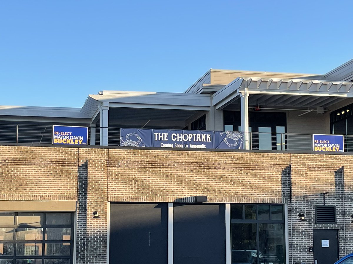 b3dubose's tweet photo. Here’s the current progress inside 110 Compromise Street in Annapolis. The Choptank, run by Baltimore-based Atlas Restaurant Group, will open in spring 2022 and have seating capacity of 175 indoors and 200 outdoors. https://t.co/9cYN6XTTjq