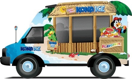 TylerLeaders's tweet photo. Kona Ice is tomorrow!  Rain or Shine! https://t.co/V9ypOOxbXP