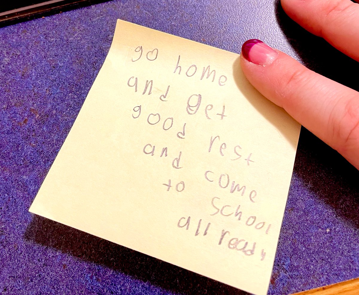 The best, most real piece of advice received from an 8th grader after a LONG day of teaching: