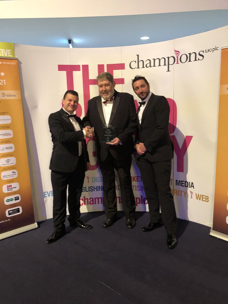 Big congratulations to @BlocDigitalLtd for winning the @DerbyCC award for Excellence in Innovation #Winner #DTBA2021