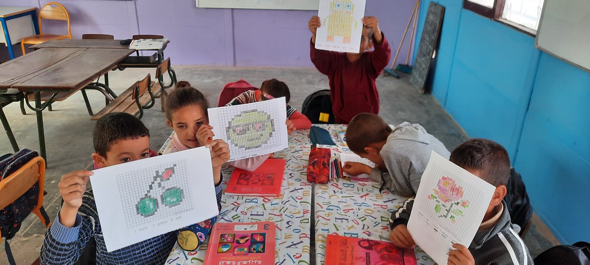 ELBALGHITIANAS's tweet photo. My student in Tamkaidoute Group School troc Aicha MEBARK 🇲🇦🇲🇦🇲🇦 Coding in pixel 
#CodeweekEU #code #CODEWEEK2021 #coding #CodeWeek #codeweekchallenge #MicrosoftEDU #MIEExpert @MicrosoftEDU @CodeWeekEU @taalimtice @ilhamlaaziz @AyoubiHasnae @codeorg https://t.co/fLIKqcGPZe