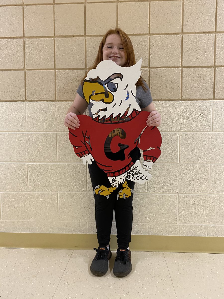 SOARing Eagles for October:

Austinburg - 5th grade teacher, Lisa Nugent, chosen by Mrs. Burzanko
Cork - 2nd grade, Silas Kinney, chosen by Mrs. Bowser
GPS - 4th grade, Gabriella Kohl, chosen by Mr. Bryan