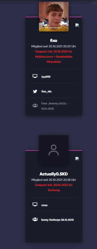 .<a href="/fixo_r6s/">ً</a> und @R6Mine für die eBattle Lan gesperrt?