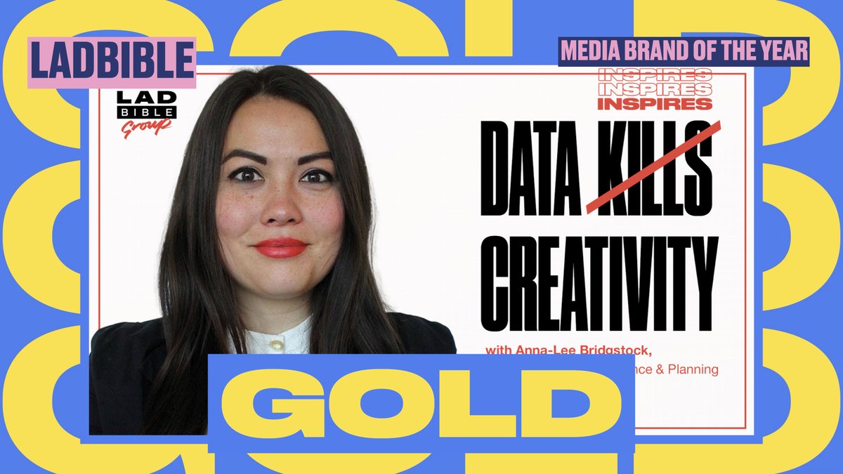 MediaWeekAwards's tweet photo. The  #MediaWeekAwards Media Brand of the Year gold goes to @LADbibleGroup https://t.co/VnsGIvdg7N