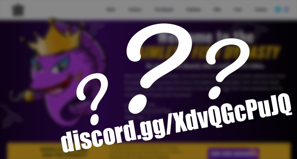 _AimlessFish's tweet photo. Our super Fishy Discord server is LIVE! ππ₯°
(link in bio)
Get an exclusive sneak-peak at our website & discover the Dynasty's secrets EARLY!
Plus the first 100 members will receive the "Fish Ancestor" role with future fishy benefits.
#aimlessfish #NFTlaunch #NFTDiscord #NFTs https://t.co/zWgdmOkEuu