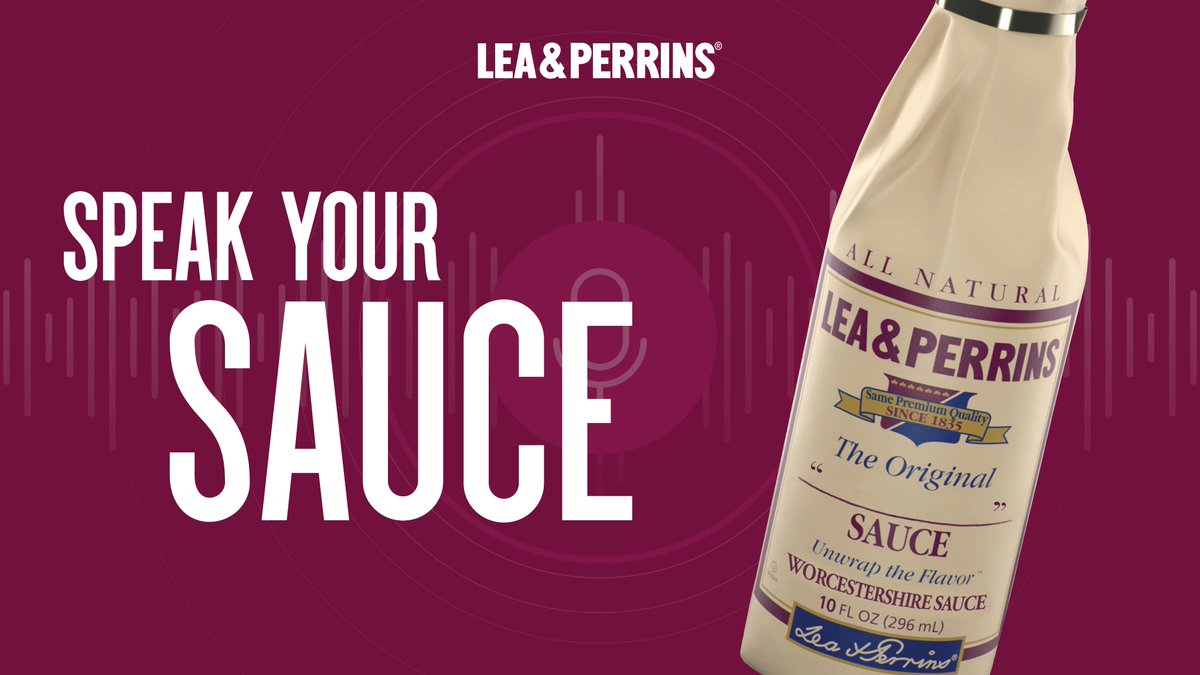 It’s hard to say, we totally get it. The good news? Any way you Worcestershire works for us! Visit SpeakYourSauce.com to give us your best pronunciation of the W-word and we’ll create a custom Lea &amp; Perrins bottle just for you. Link in the bio.