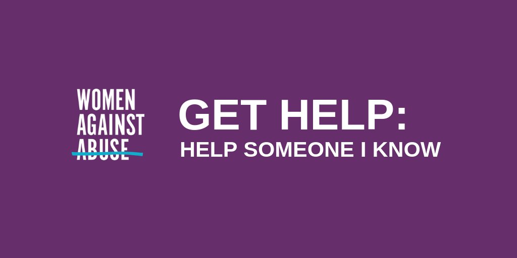 WomenAgnstAbuse's tweet photo. Do you know someone experiencing relationship abuse? You could be the lifeline that helps them break free from #DomesticViolence. Learn how you can help on our website: https://t.co/XzjzubvnXY https://t.co/LQOQqN5dcB
